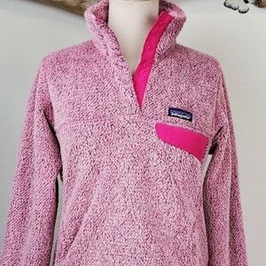 Patagonia Women’s Special Edition Re--Tool Snap-T Fleece in Cupcake Pink